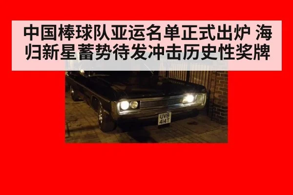 中国棒球队亚运名单正式出炉 海归新星蓄势待发冲击历史性奖牌